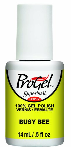 Supernail Progel Nail Lacquer, Busy Bee, 0.5 Fluid Ounce