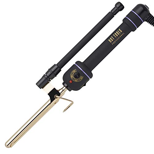 HOT TOOLS Professional 24K Gold Marcel Curling Iron/Wand, 1/2 inch HT1107