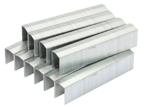 Stack of silver high-capacity staple strips