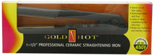 Load image into Gallery viewer, Gold &#39;N Hot Professional Ceramic Straightening Iron, 1-1/2 Inch
