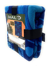 Load image into Gallery viewer, 5B Halo Infinite Throw Blankets 40 x 50 inches Blue Plush Throw Soft and Cozy Gamer Blanket Great Gift or Travel Blanket
