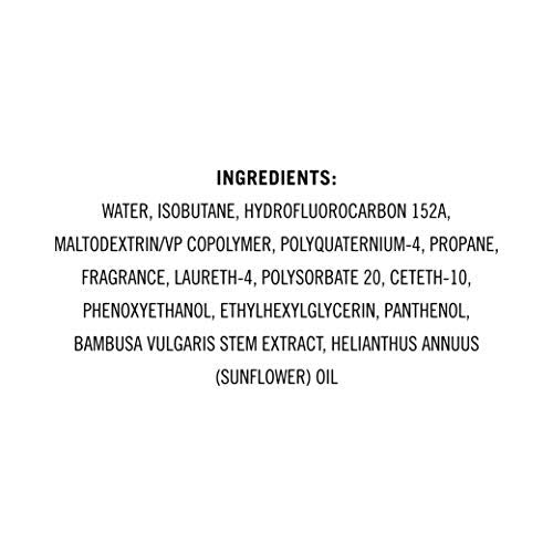Ingredient list for SGX NYC So Whipped mousse on a white background
