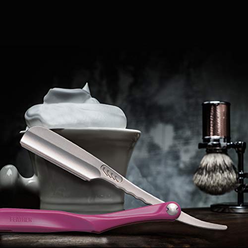 Feather Artist Club Wine SS Folding Handle Razor UPC: 4902470760506