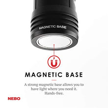 Load image into Gallery viewer, 500 Lumen COB LED Work-Light and Flashlight, Red Light Mode and Red Flashing Light Mode, 4x Adjustable Zoom, Magnetic Base, No Need to Buy Batteries SLYDE KING is Rechargeable - NEBO 6726 Slyde King

