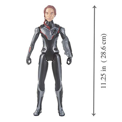 Avengers Marvel Endgame Titan Hero Series Black Widow 12"-Scale Super Hero Action Figure Toy with Titan Hero Power Fx Port