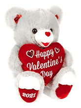 Load image into Gallery viewer, Way to Celebrate Valentine&#39;s Day 2021, Happy Valentine&#39;s Day, Teddy Bear 18&quot;
