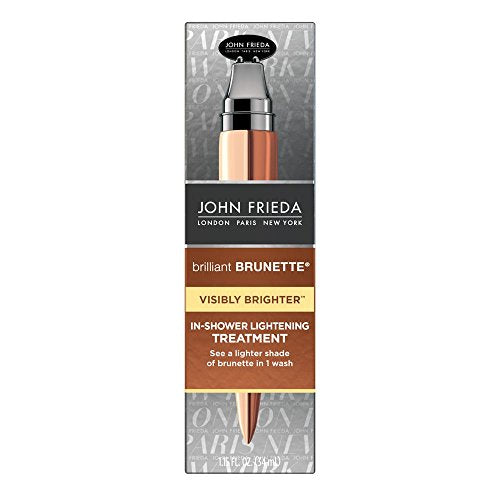 John Frieda Brilliant Brunette Visibly Brighter In-Shower Lightening Treatment, 1.15 Ounce
