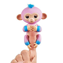 Load image into Gallery viewer, WowWee Fingerlings 2Tone Monkey - Candi (Pink with Blue Accents) - Interactive Baby Pet (3722)
