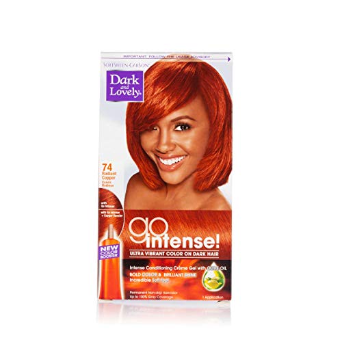 Dark and Lovely Go Intense! Hair Color, No.74, Radiant Cooper, 1 ea
