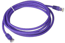 Load image into Gallery viewer, Monoprice 102144 Cat5e Ethernet Patch Cable - Network Internet Cord - RJ45, Stranded, 350Mhz, UTP, Pure Bare Copper Wire, 24AWG, 7ft, Purple
