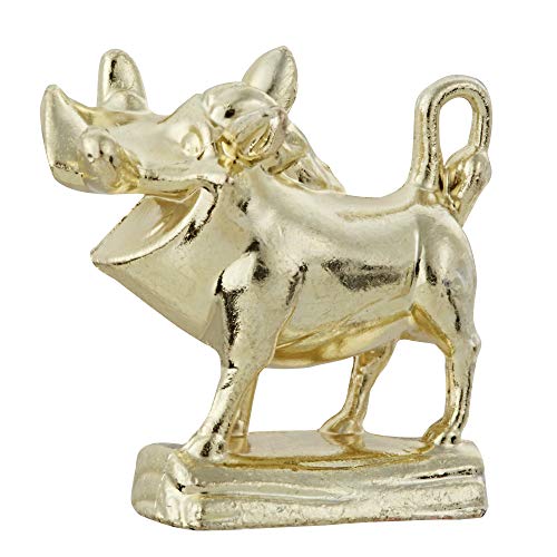 Gold Pumbaa warthog token from Monopoly The Lion King