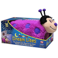 Load image into Gallery viewer, As Seen on TV Pillow Pet Dream Lites, Hot Pink Lady Bug
