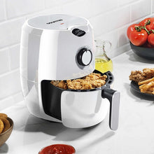 Load image into Gallery viewer, Gourmia 2.2 QT Air Fryer with Dishwasher Safe Basket &amp; Crisper Tray, White
