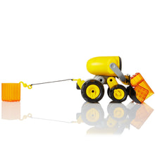 Load image into Gallery viewer, WowWee BotSquad Joe Plow (JP) - Interactive Robot Construction Vehicle Toy with Plow Attachment, Building Blocks, and Remote Control
