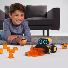 Load image into Gallery viewer, WowWee BotSquad Joe Plow (JP) - Interactive Robot Construction Vehicle Toy with Plow Attachment, Building Blocks, and Remote Control
