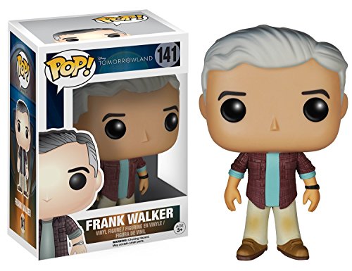 Funko Pop Tomorrowland Frank Walker 141 vinyl figure beside its window box