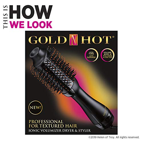 Gold N Hot Professional ionic volumizer dryer and styler box for textured hair