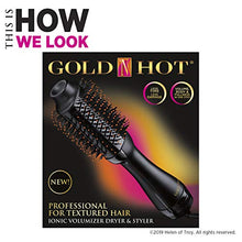 Load image into Gallery viewer, Gold N Hot Professional One-Step Hair Dryer &amp; Volumizer Hot Air Brush, Black
