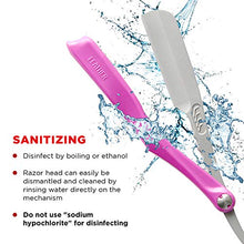 Load image into Gallery viewer, Feather Artist Club Wine SS Folding Handle Razor
