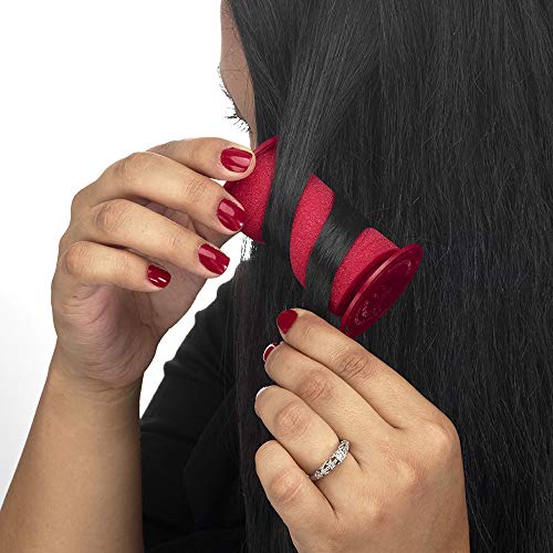 Caruso Professional Jumbo Molecular Replacement Steam Hair Rollers with Shields, 6-Pack, 1-3/4" Inches