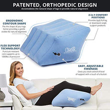 Load image into Gallery viewer, Contour 2-in1 Inflatable Leg &amp; Knee Relief Support Cushion - Wedge Pillow Gently Elevates Legs to Relax Muscles &amp; Comfort Swelling
