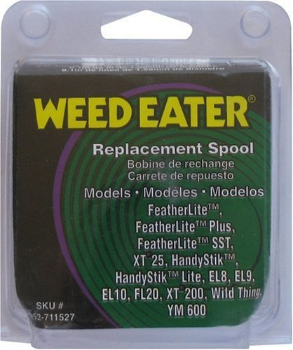 Weed Eater replacement trimmer spool pack with a list of fitting models
