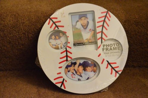 Special Moments Memories Collection Baseball Frame with 4 Openings