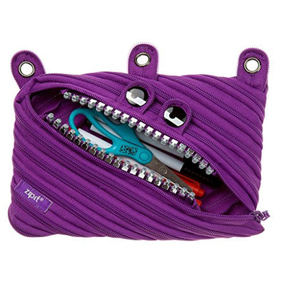 ZIPIT Grillz 3-Ring Pencil Case, Purple