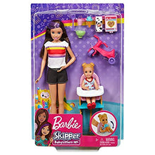 Load image into Gallery viewer, Barbie Skipper Babysitters Inc. Feeding Playset with Babysitting Skipper Doll
