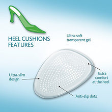 Load image into Gallery viewer, Amope GelActiv Invisible Gel Heel Cushions Insoles for Women, 1 pair, Size 5-10
