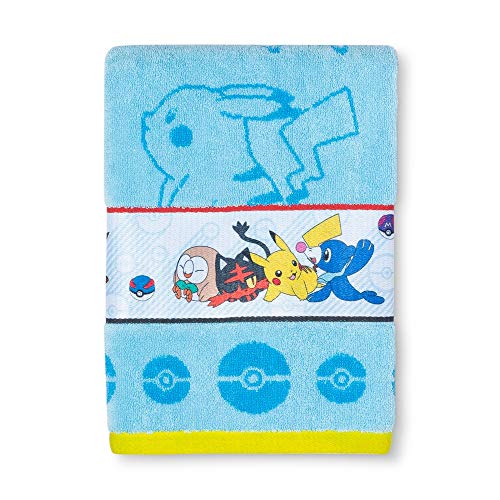 Kids Warehouse GP Pokemon Speed Moves Bath Towel