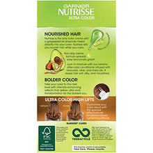 Load image into Gallery viewer, Garnier Nutrisse Ultra Color Nourishing Hair Color Creme, HL3 Golden Honey (Packaging May Vary)
