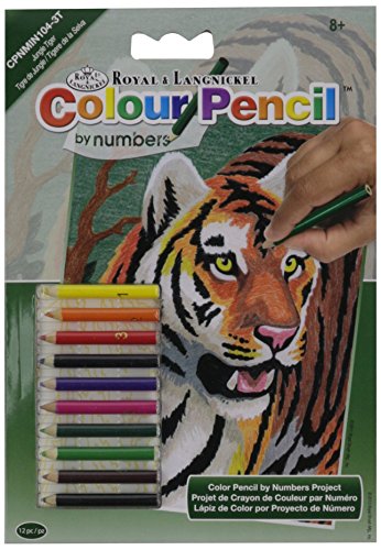 Darice Mini Colour Pencil by Number Kit 5