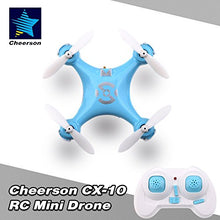 Load image into Gallery viewer, Cheerson CX-10 Mini 2.4G 4CH 6 Axis LED RC Quadcopter Toy Blue
