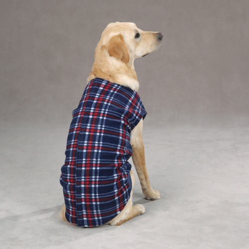Zack & Zoey Polyester Printed Fleece Dog Ripstop Chest Vest, Plaid, Medium - Realmdrop Shop