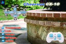 Load image into Gallery viewer, Cheerson CX-10 Mini 2.4G 4CH 6 Axis LED RC Quadcopter Toy Blue

