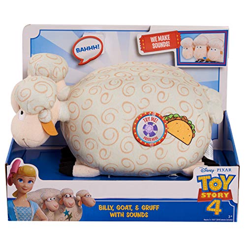 Disney-Pixar's Toy Story 4 Billy Goat & Gruff with Sound Effects Plush, Multicolor