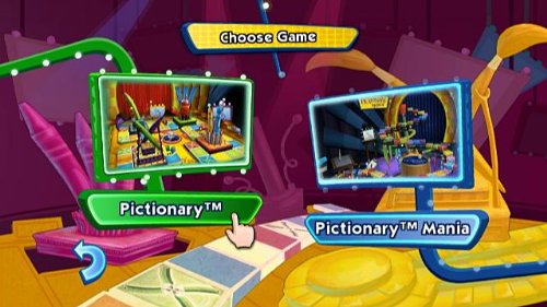 Choose game screen with two game mode boards