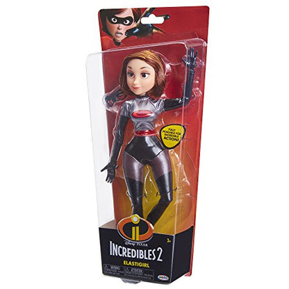 The Incredibles 2 Elastigirl Action Figure 11” Articulated Doll in Deluxe Silver Costume and Mask