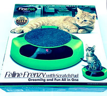 Load image into Gallery viewer, Feline Frenzy Cat Toy with Scratch Pad
