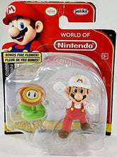 Load image into Gallery viewer, World of Nintendo Fire Mario 2.5 inch Figure with Fire Flower
