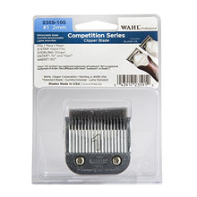 Load image into Gallery viewer, Wahl Professional Competition Series #1 2mm Clipper Blade - 2359-100 - Fits 5 Star Rapid Fire, Sterling Stinger, Oster 76 and Titan, and Andis BG Clippers.
