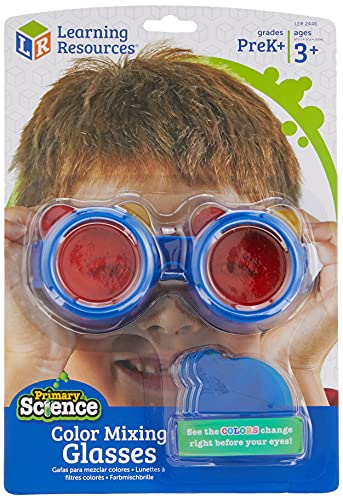 Learning Resources Color Mixing Glasses,Multi-Color, Preschool Science, Science Toys for Toddler, Ages 3+