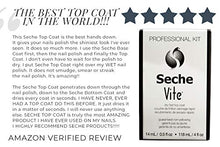 Load image into Gallery viewer, Seche Vite Dry Fast Top Coat Professional Kit, 4 oz Refill &amp; 0.50 oz
