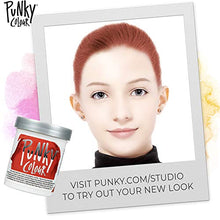 Load image into Gallery viewer, Punky Fire Semi Permanent Conditioning Hair Color, Non-Damaging Hair Dye, Vegan, PPD and Paraben Free, Transforms to Vibrant Hair Color, Easy To Use and Apply Hair Tint, lasts up to 35 washes, 3.5oz
