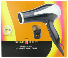 Load image into Gallery viewer, Gold &#39;N Hot 1875-Watt Professional Dryer with Tourmaline GH3212
