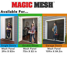 Load image into Gallery viewer, Magic Mesh Magne Double Hands Free Magnetic Screen, Fits French &amp; Sliding Doors 75 in x 83 in
