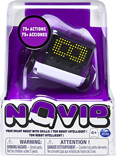 Novie, Interactive Smart Robot with Over 75 Actions and Learns 12 Tricks (Purple), for Kids Aged 4 and Up