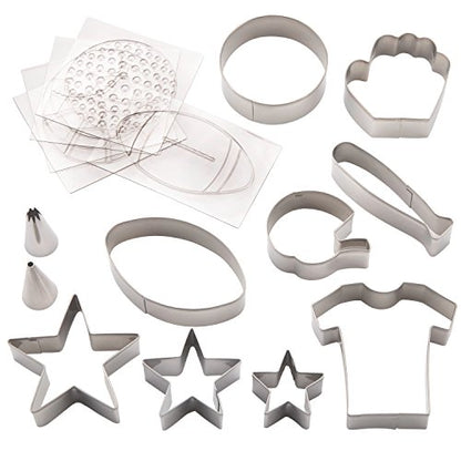Cake Boss Cake Decorating Kit, Sports, Stainless Steel