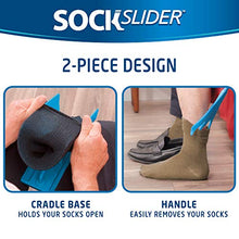 Load image into Gallery viewer, Allstar Innovations - Sock Slider - The Easy on, Easy off Sock Aid Kit &amp; Shoe Horn | Pain Free No Bending, Stretching or Straining System that Packs up for Convenient Travel, As Seen on TV
